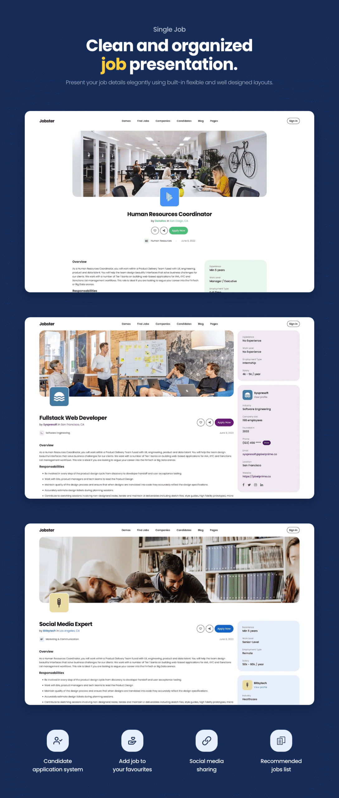 Job board web development